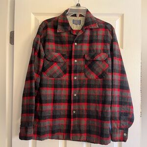 Vintage Men's Pendleton Wool Flannel Plaid Jacket
